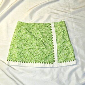 Lilly Pulitzer Green and White Skort